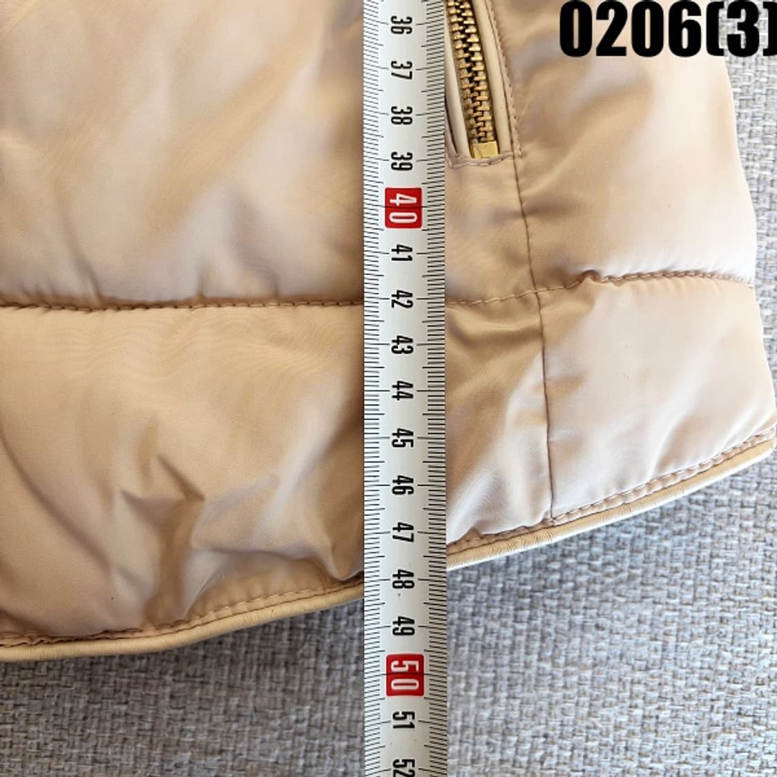 [7] 자라 키즈 여성 베이지색 여성 패딩 점퍼 0206(3) 상품이미지7