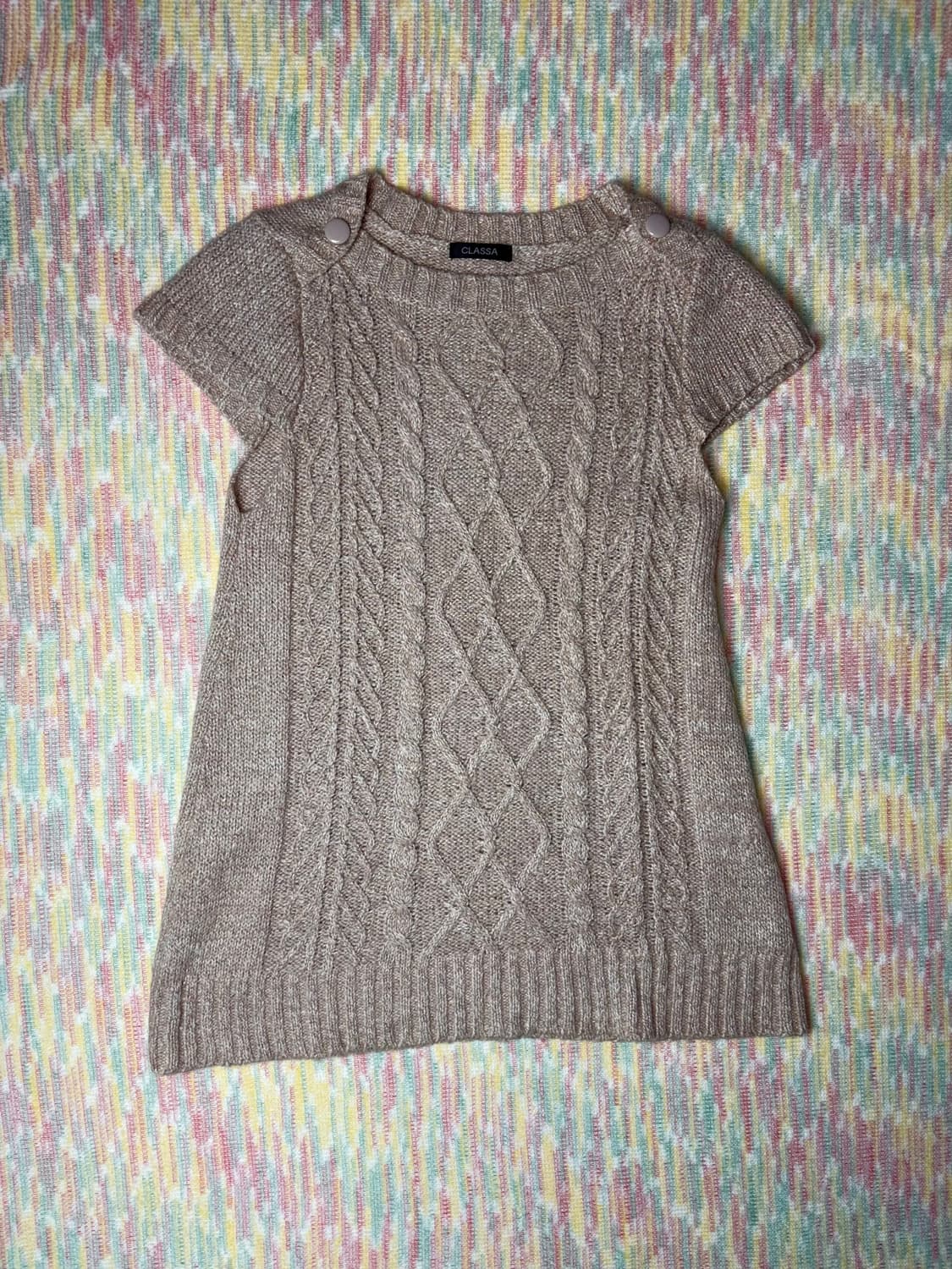 연핑크 니트 원피스  상품이미지1