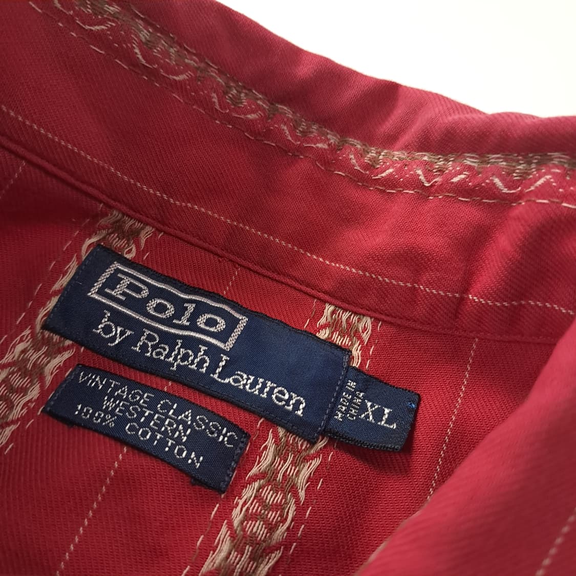 CK850 XL 폴로 90s 빈티지 클래식 웨스턴 반팔 셔츠 남방 상품이미지3