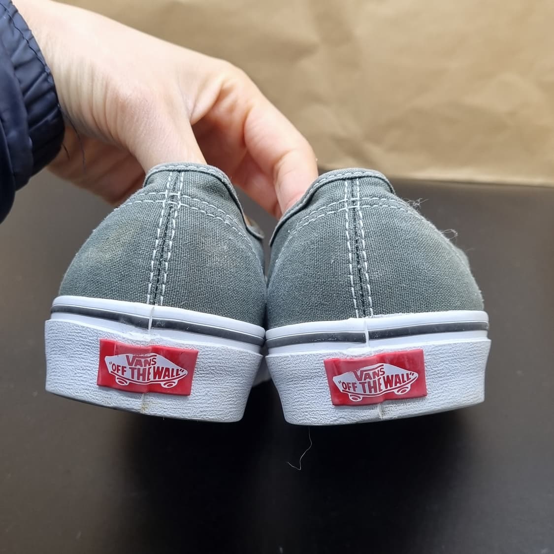 반스 어센틱 카키 스니커즈 250 상품이미지4