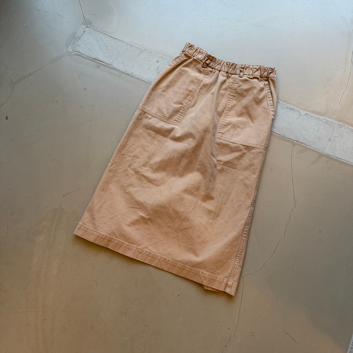 단톤 포켓 패치 카펜터 스커트 상품이미지2