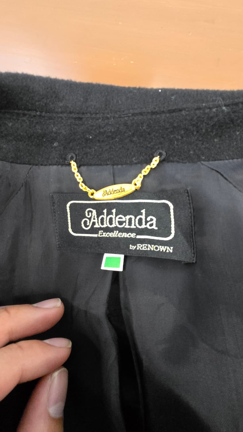 Addedna 블랙 여성 롱 코트 상품이미지7