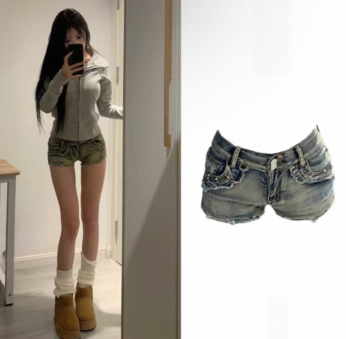 y2k 펑크 반바지 팔아요 @.@.. 상품이미지2