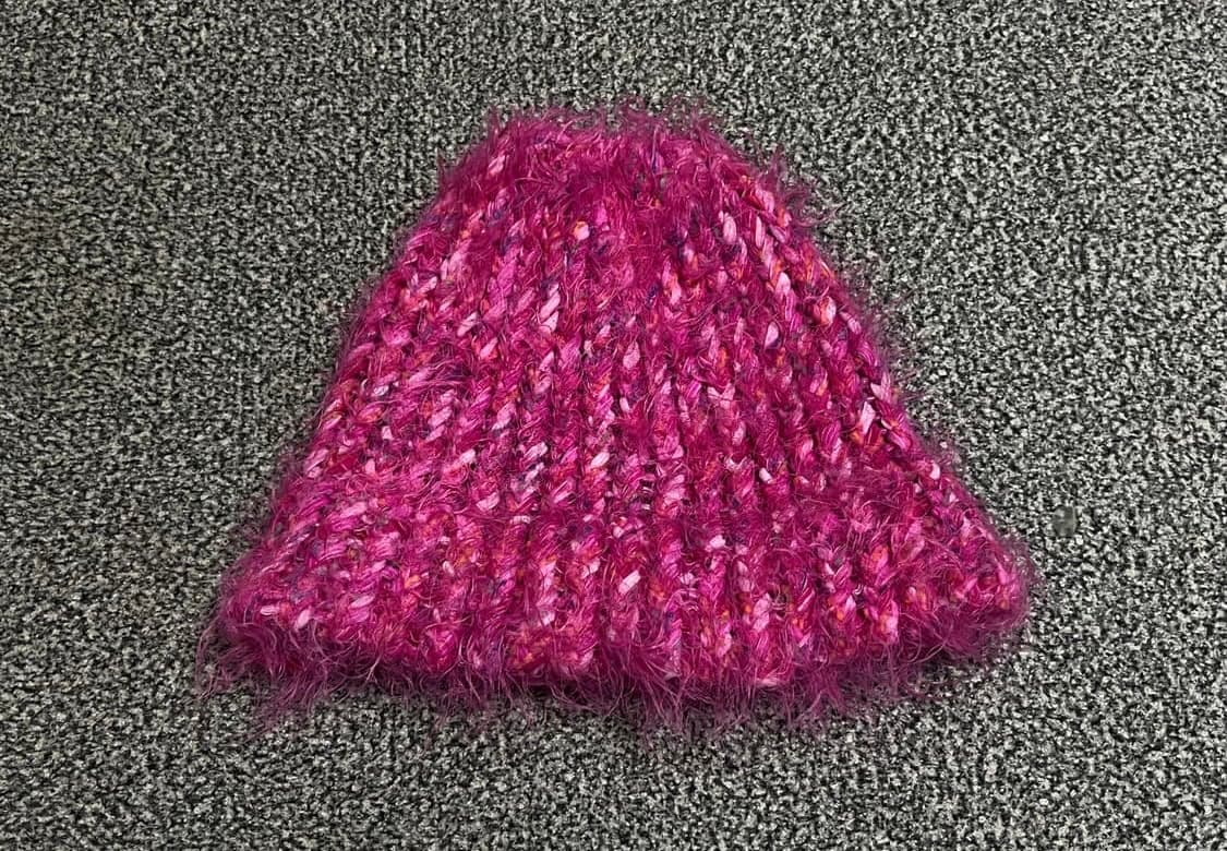 핫핑크 앙고라 비니 상품이미지1