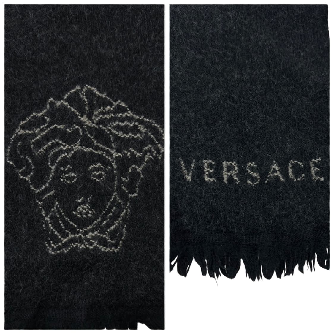 베르사체 머플러 (블랙&베이지) 상품이미지4