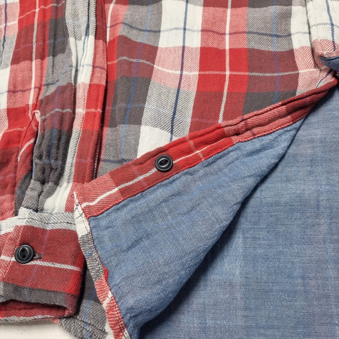 폴로 데님 앤 서플라이 체크 셔츠 - L 상품이미지8