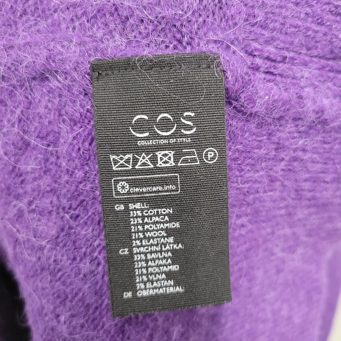 Cos 코스 알파카 혼방 울 크루넥 스웨터 상품이미지5