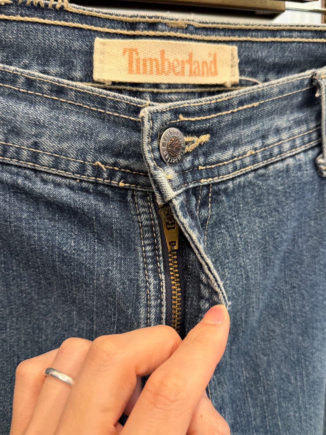 00s Timberland 팀버랜드 카펜터 데님 워크 팬츠 (34) 상품이미지4