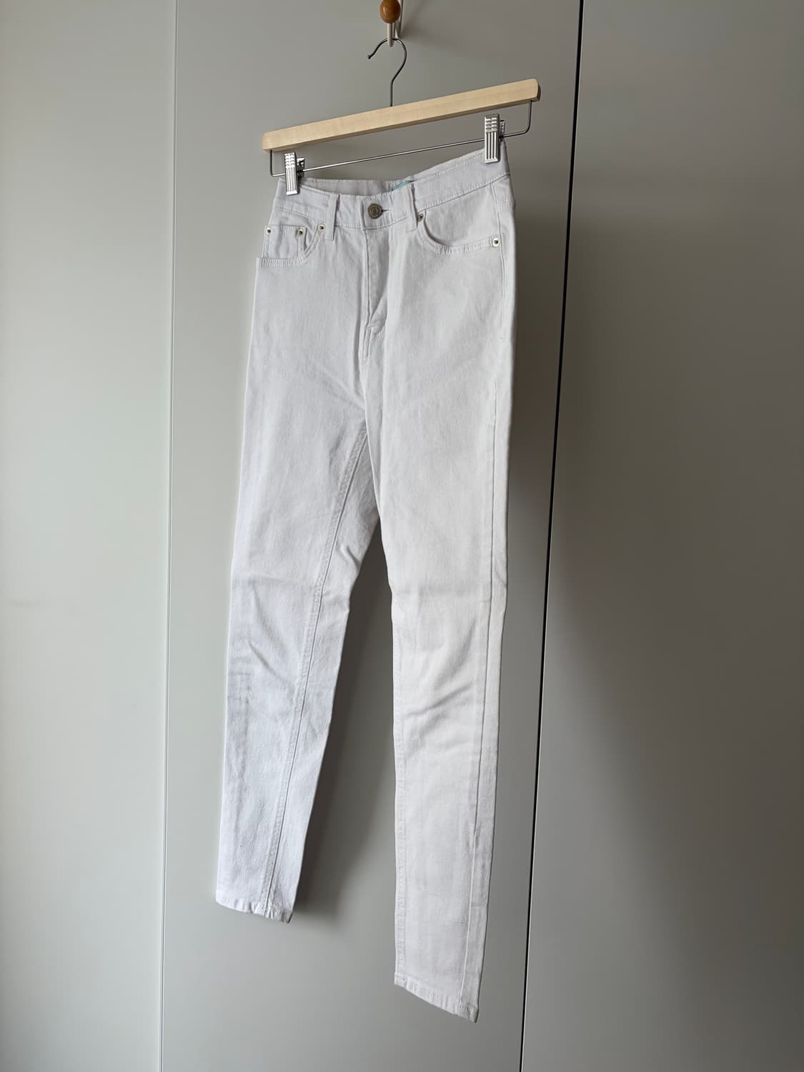 페일제이드 스키니진 화이트 미듐 상품이미지2