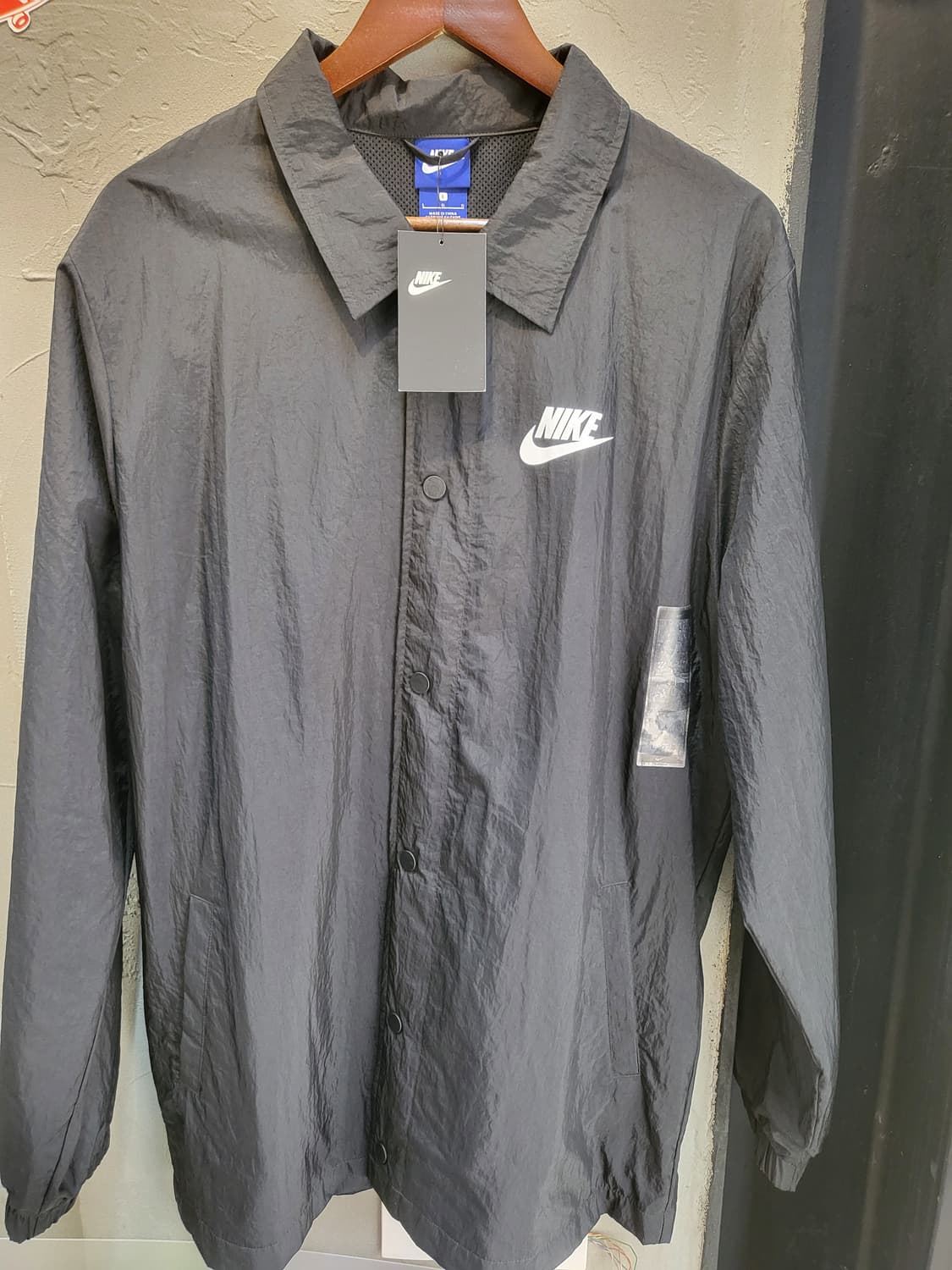 나이키 블랙 코치 자켓 상품이미지1