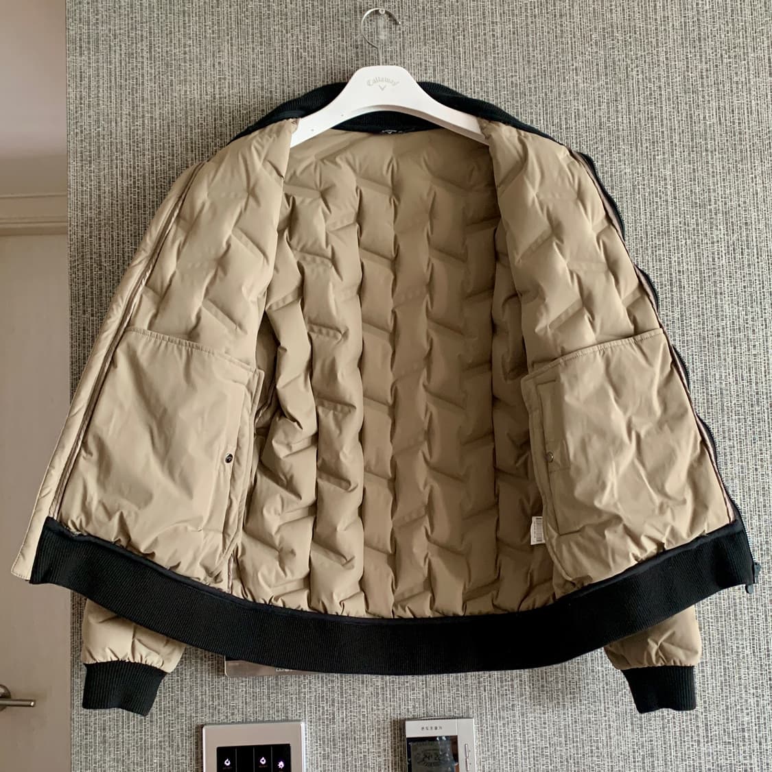 캘러웨이 Callaway 남성 골프 패딩 점퍼 구스 다운 거위털 블루종 상품이미지4