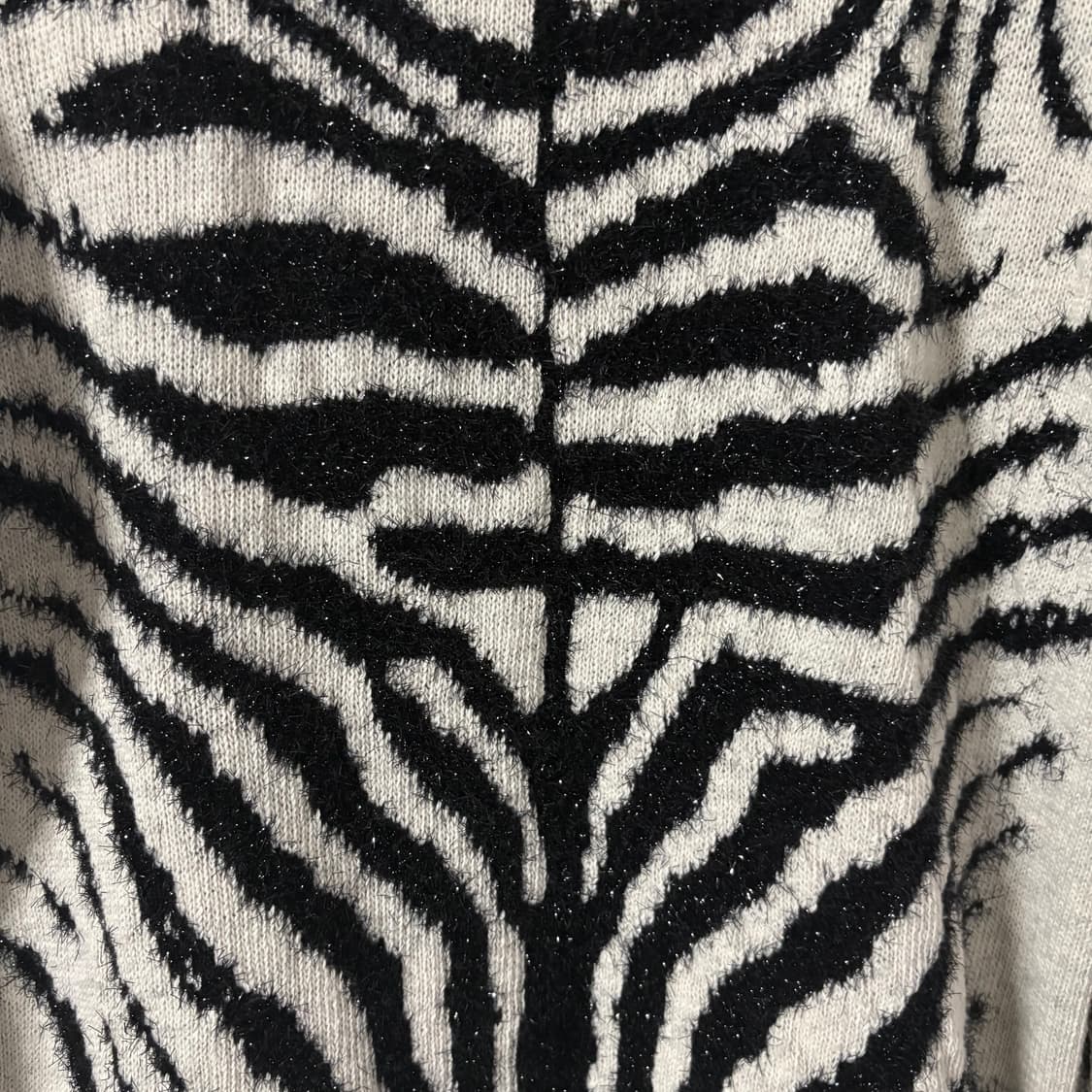 DIESEL 디젤 지브라 펄 니트 S 상품이미지2