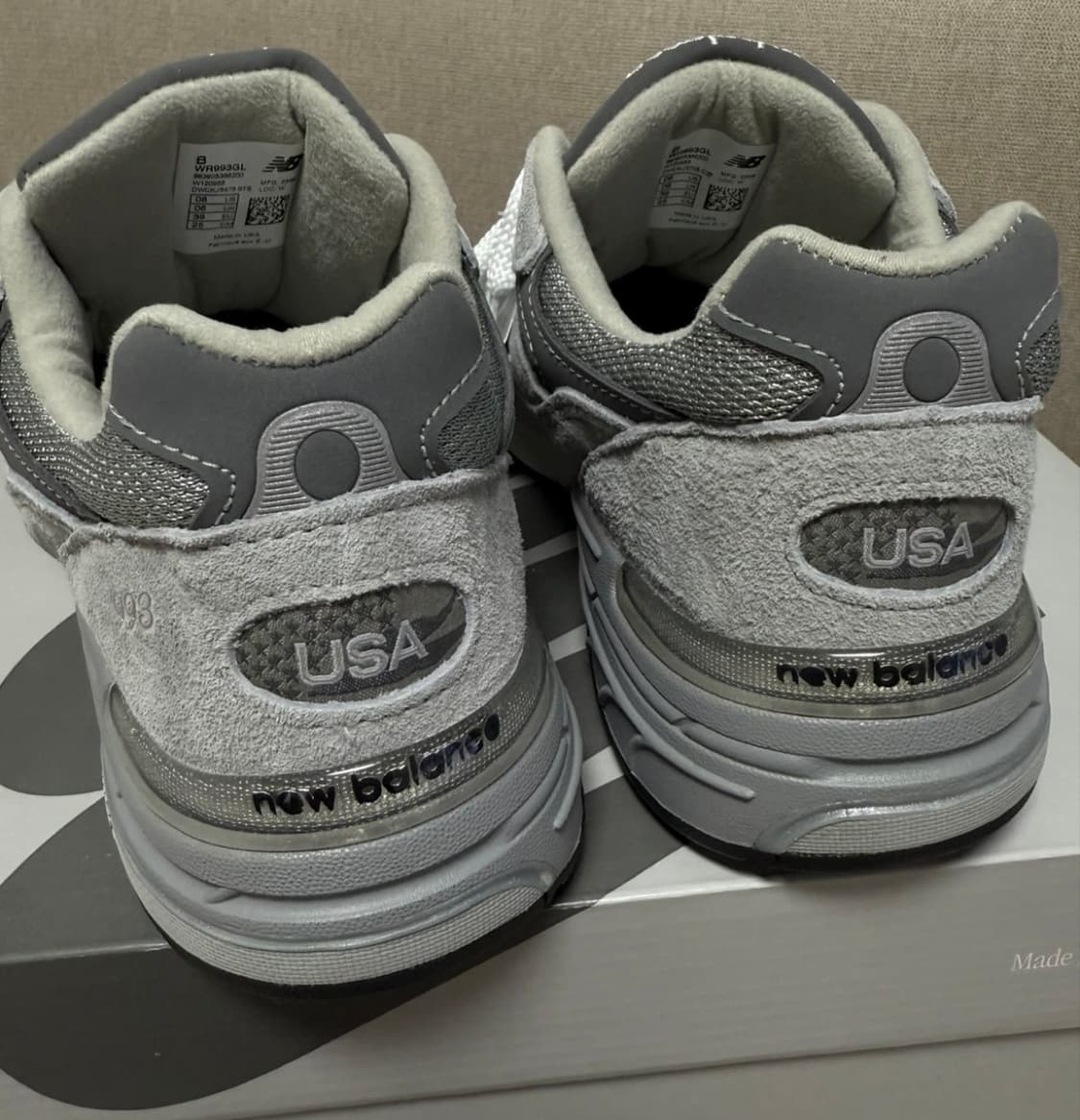 뉴발란스 993 그레이(250) 새상품 상품이미지3