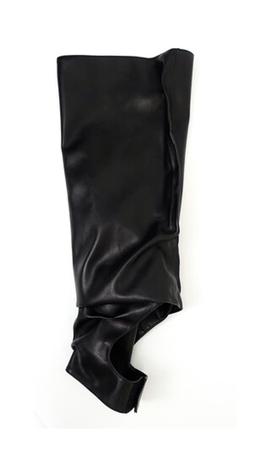 샵페어리 wrinkled leather leg warmer 상품이미지1
