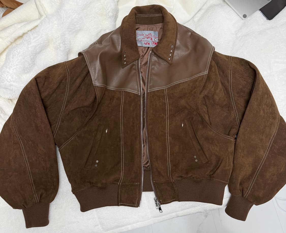 가키하라 스웨이드 자켓 상품이미지1