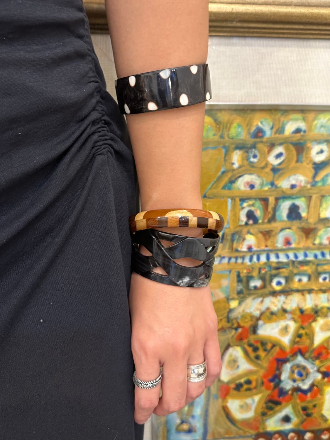 carve cow's horns bangle 상품이미지9