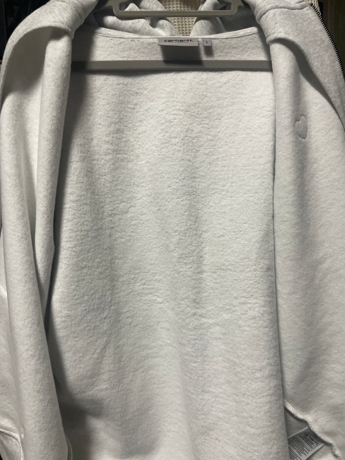 칼하트 WIP 후드 하트 2 하트 스웨트 자켓 애쉬 헤더 상품이미지4