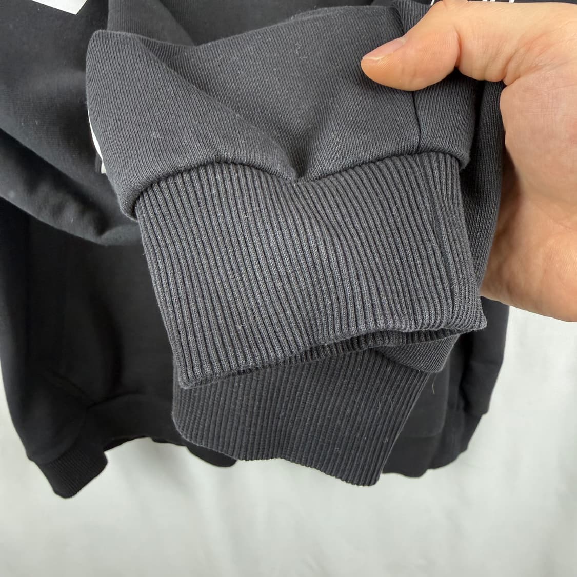 (100) 르꼬끄 레드포스 프린팅 후드 티 블랙 상품이미지4