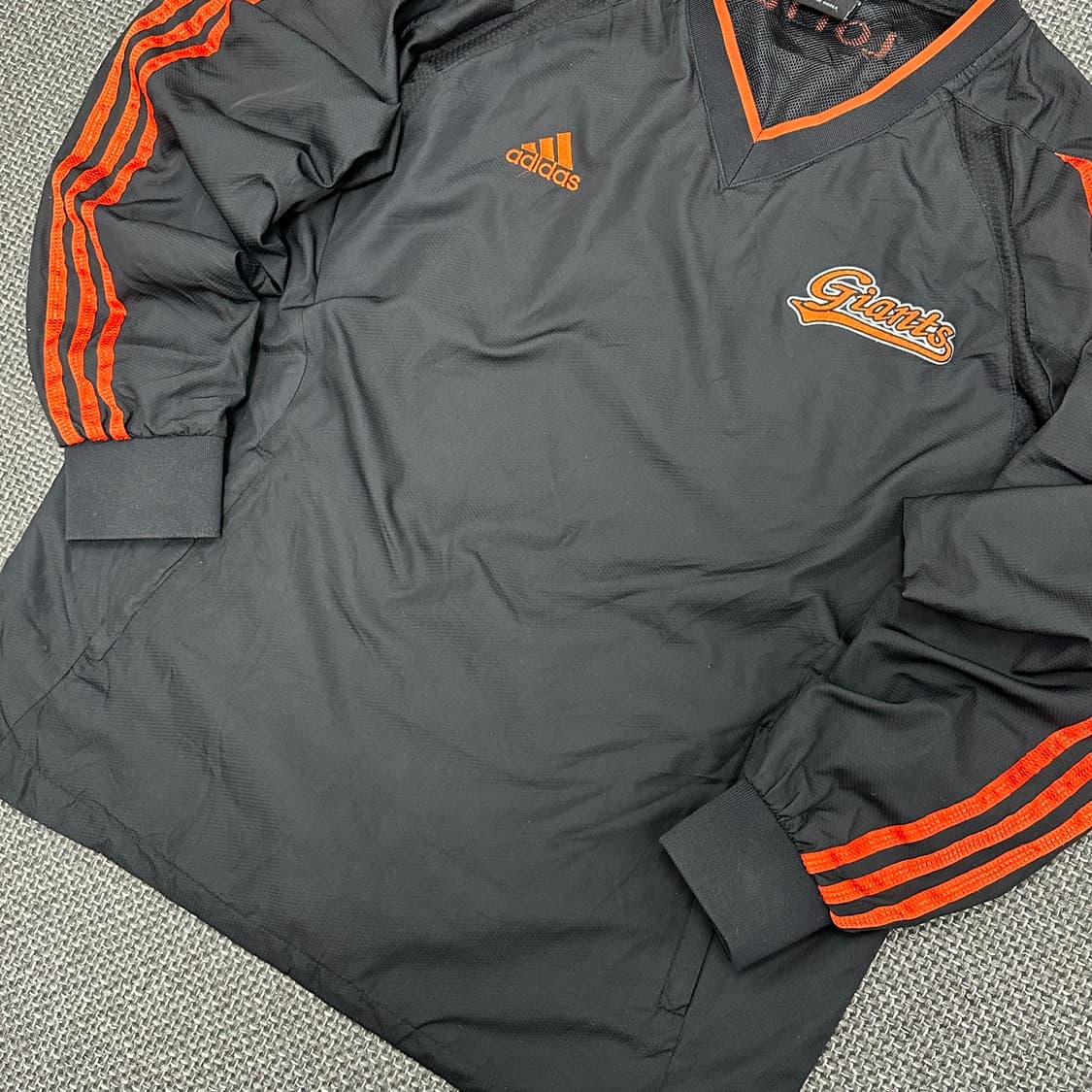 아디다스 롯데자이언츠 올드스쿨 웜업 바람막이 95 상품이미지5