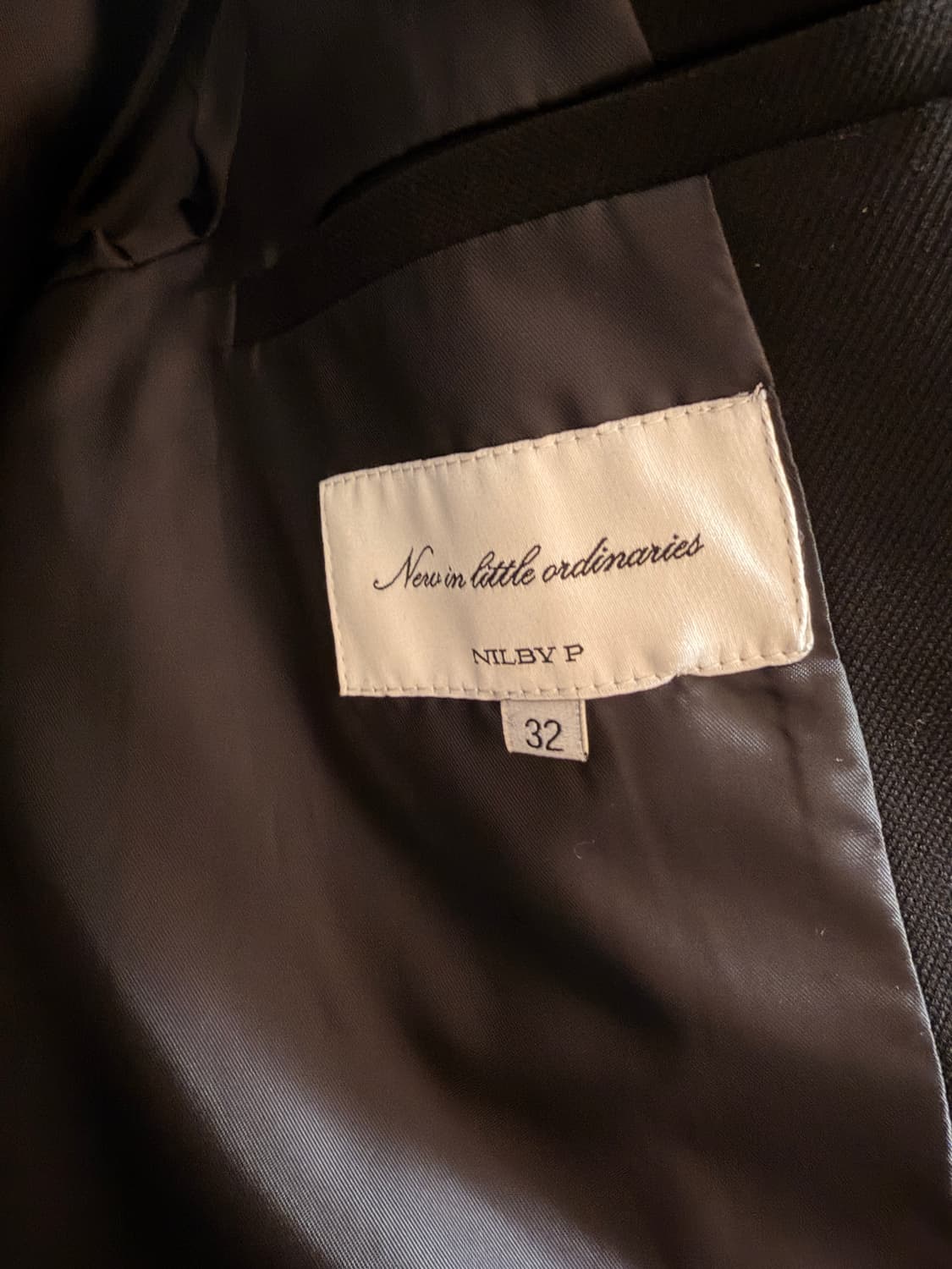 NILBY P 블랙 자켓 32사이즈 상품이미지3