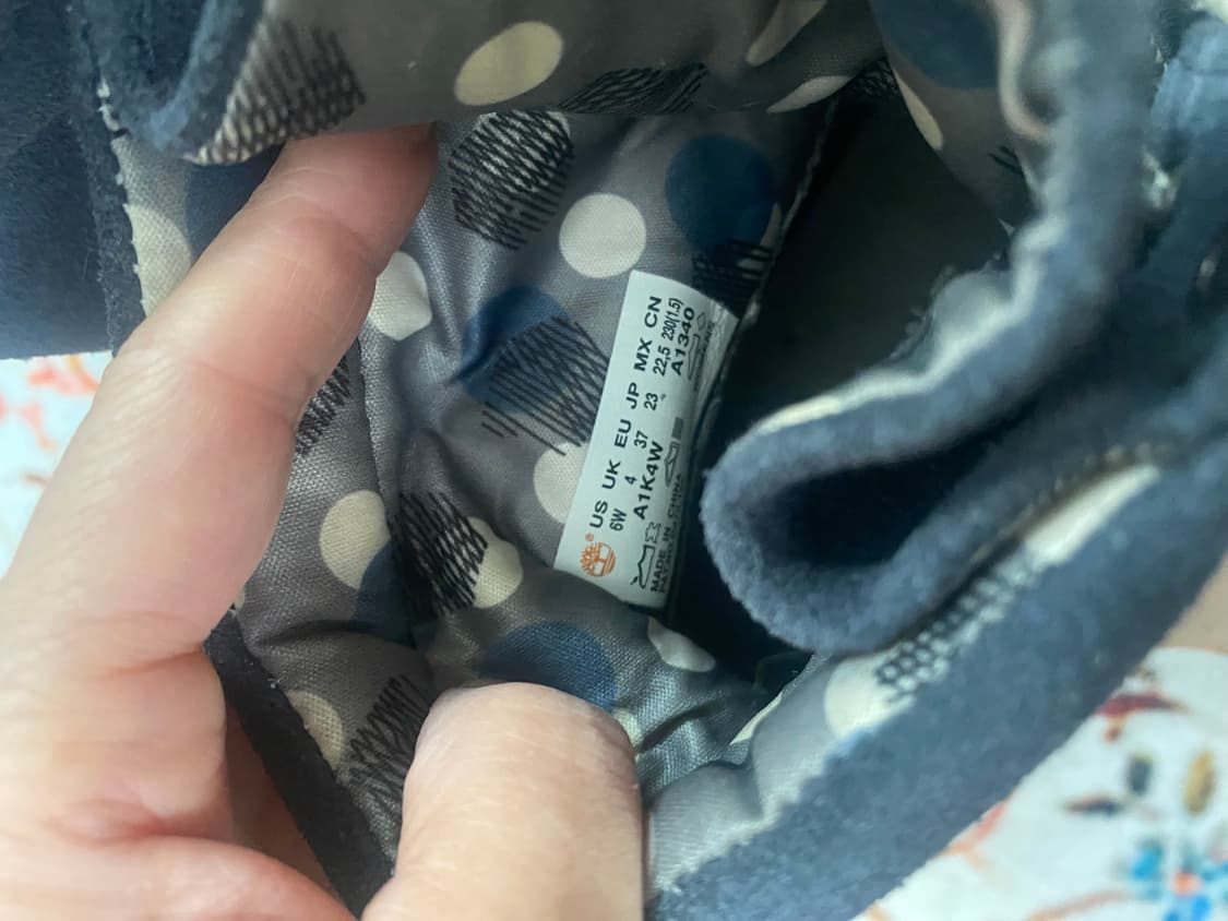 팀버랜드 롤탑 부츠 네이비 230mm 상품이미지7