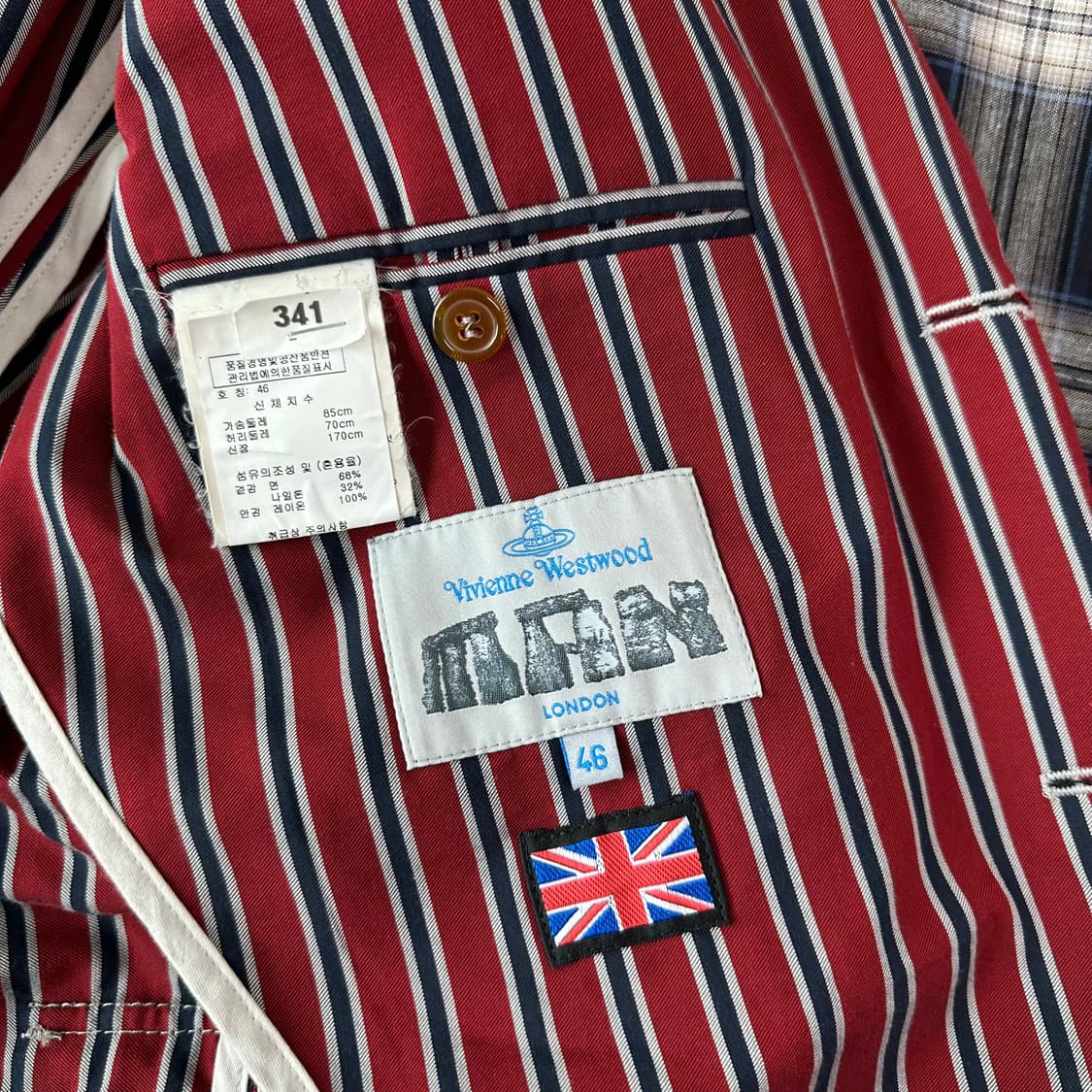 비비안웨스트우드 스트라이프 자켓 상품이미지6