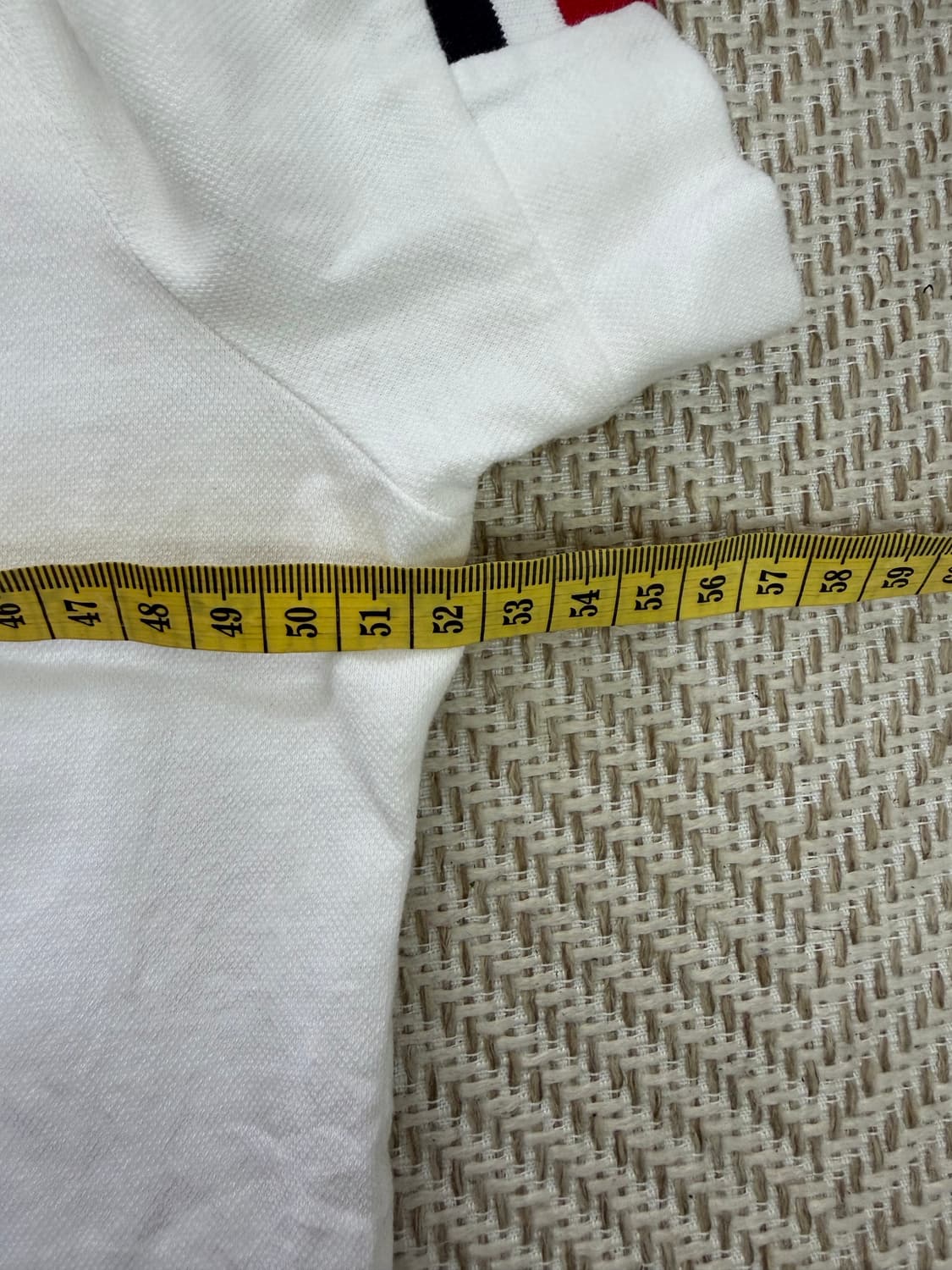 정품) 몽클레어 남성 화이트 삼선 폴로 PK 반팔티 M 상품이미지9