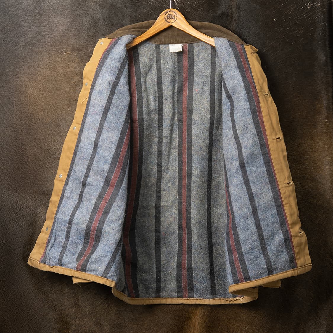 [XL] 90s 칼하트 CB036 블랭킷 라이닝 헌팅자켓 브라운  상품이미지10