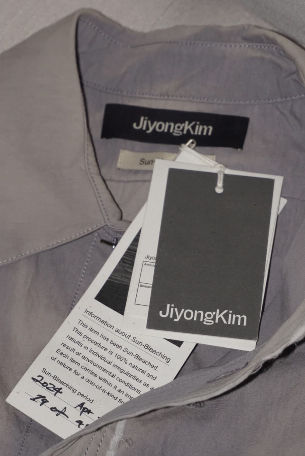 지용킴 로우 엣지 셔츠 M 상품이미지2