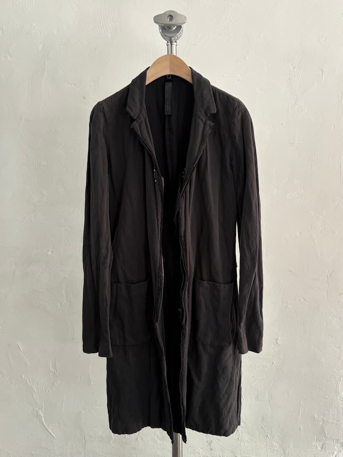 wjk 다크블랙 체스트 코트 상품이미지5