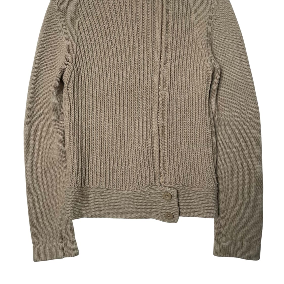 Benetton 니트 스텐드넥 집업 상품이미지3