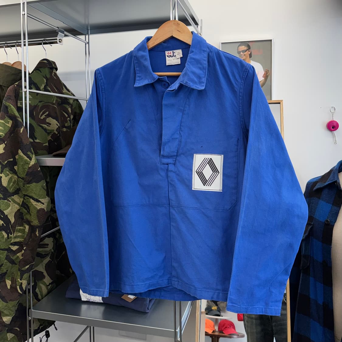 70s 빈티지 르노자동차 프렌치 워크 자켓 (S)   상품이미지1