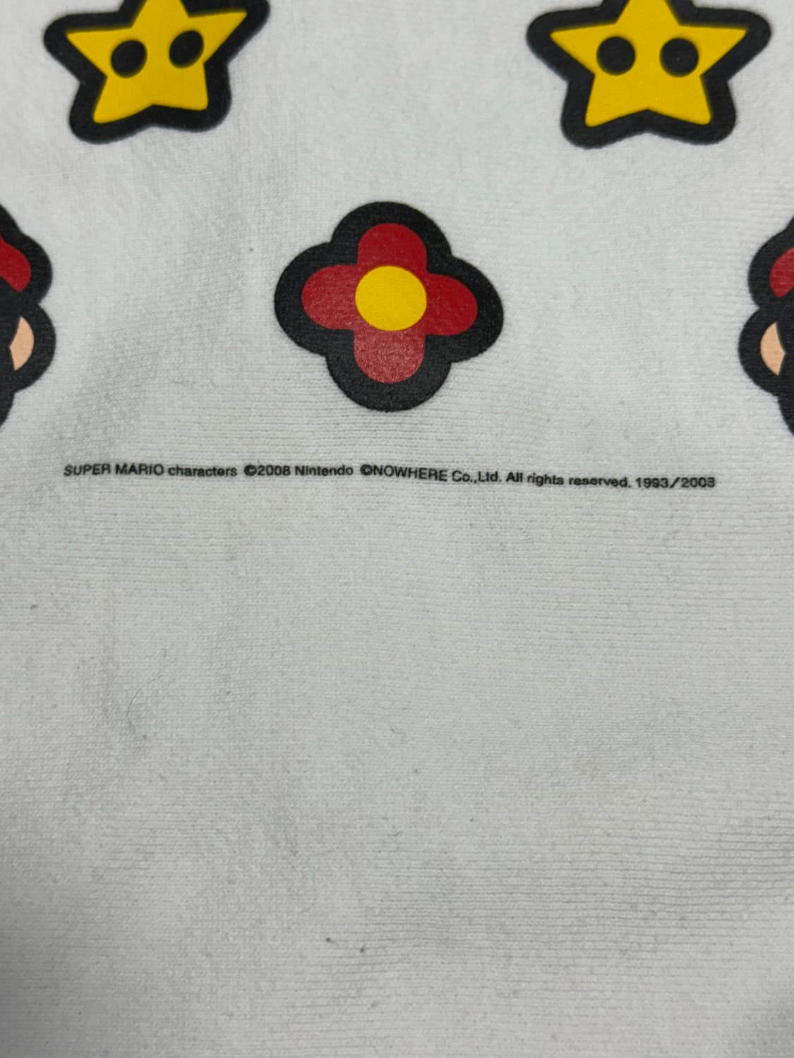 2008 니고 베이프x마리오 베이비 마일로 모노그램 맨투맨 스웨터 상품이미지2