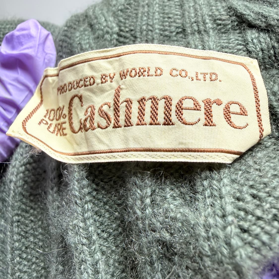 [캐시미어 100%] 딥 카키 하프넥 반폴라 롱 원피스 상품이미지5