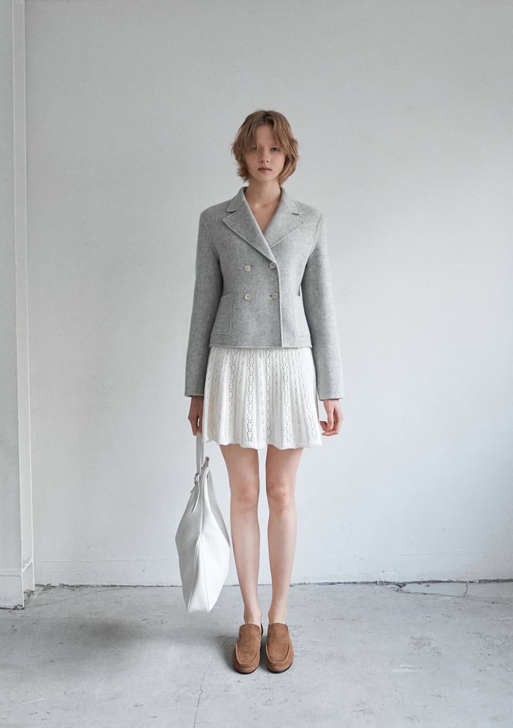 스무드무드 누벨 스커트 니트스커트 치마 상품이미지2