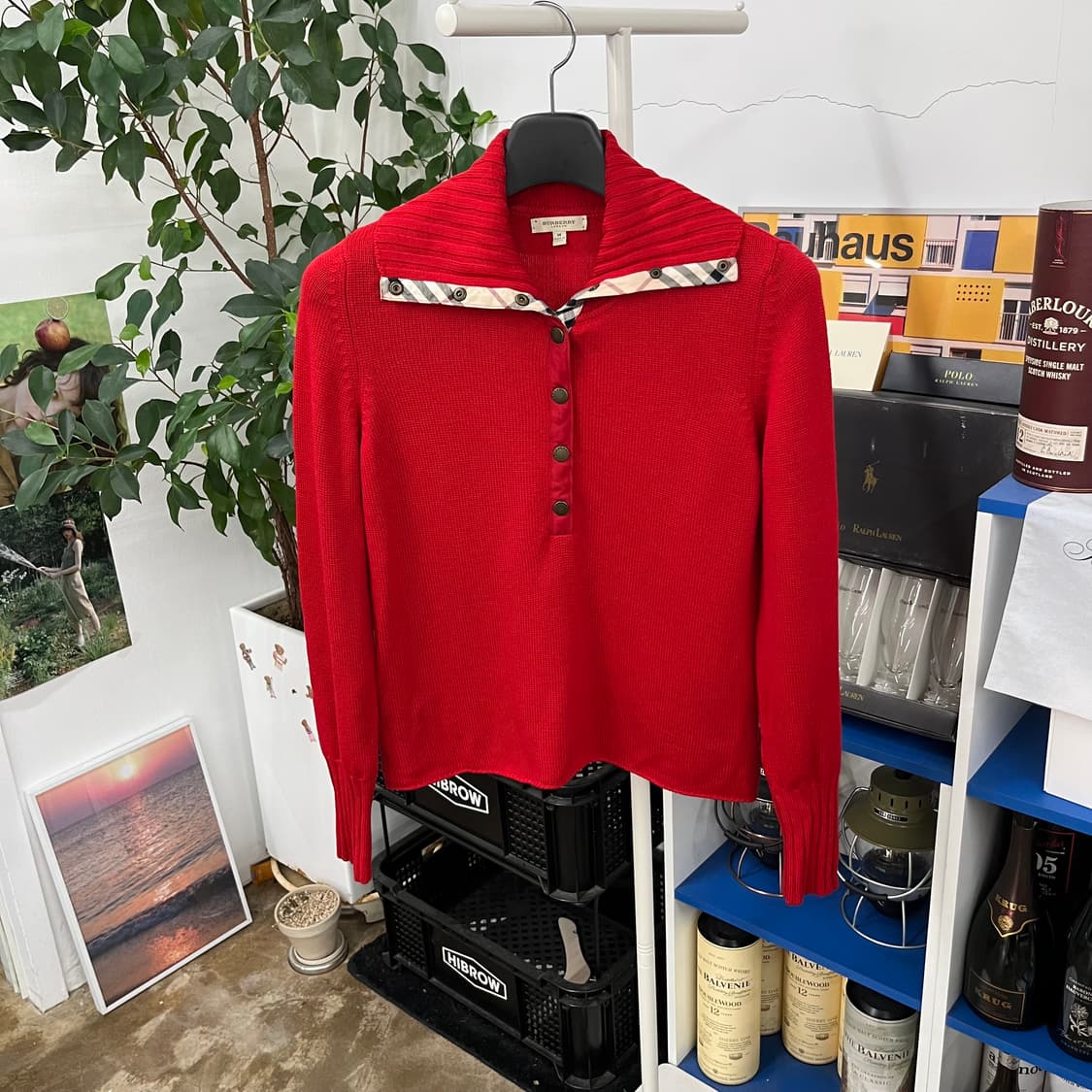 버버리 우먼 메리노울 니트 M 상품이미지1