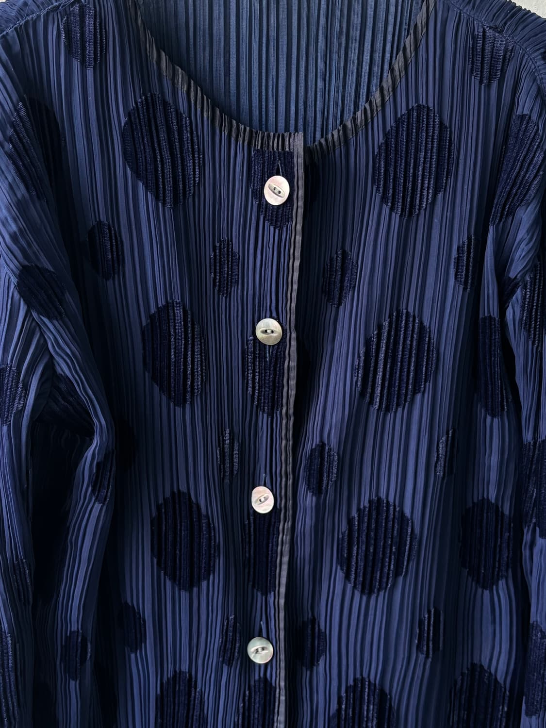 이세이미야케 도트 플리츠 드레스 상품이미지3