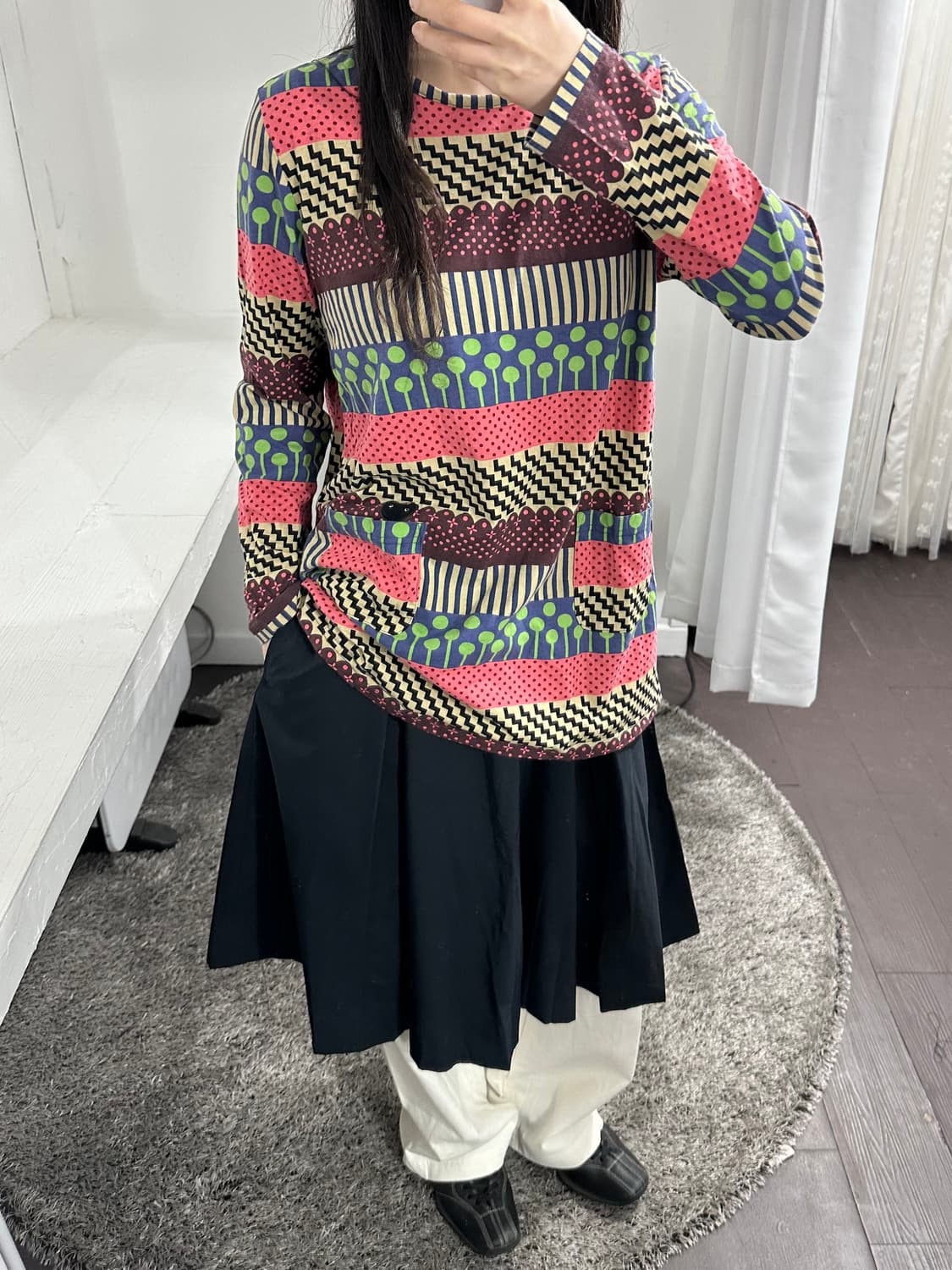 atsuko matano pattern longsleeve 상품이미지2