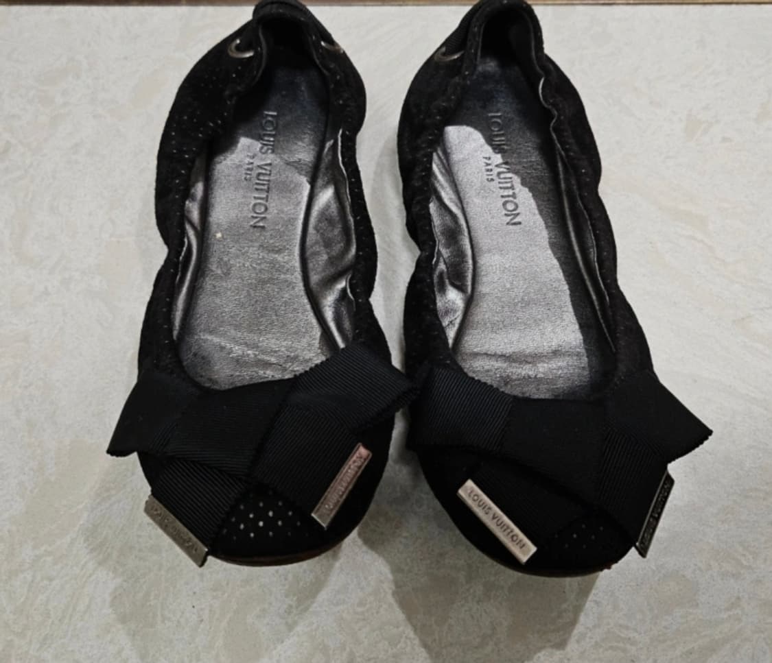 Louis Vuitton루이비통 스웨이드 밴딩 플Louis Vuit랫슈즈 상품이미지2