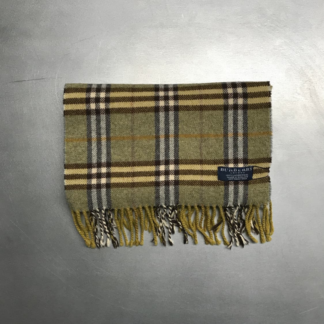 버버리 정품 램스울 머플러 카키 상품이미지2