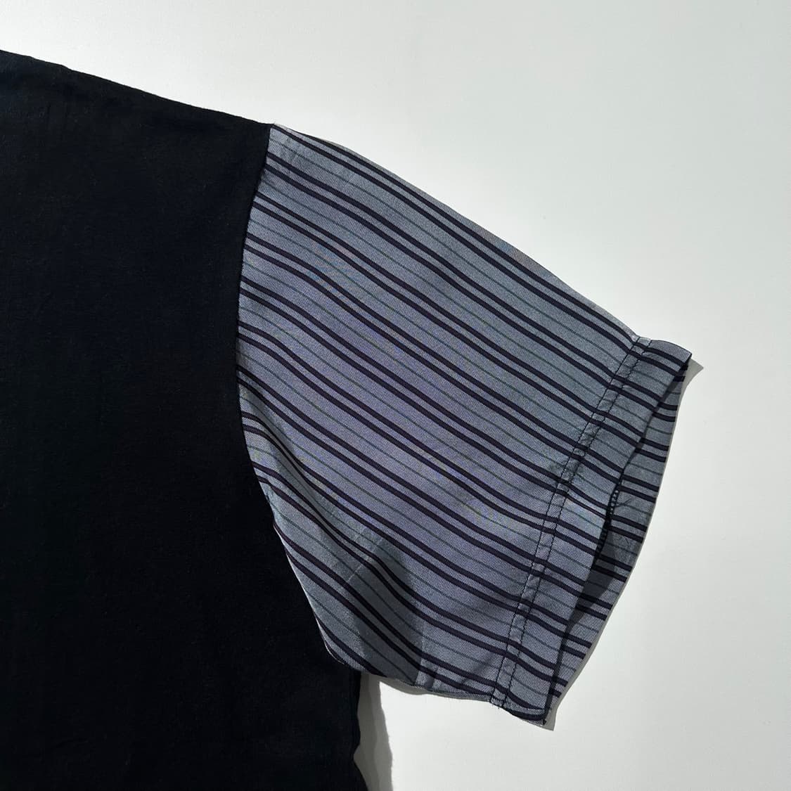 꼼데가르송 옴므 스트라이프 슬리브 반팔 티셔츠 상품이미지5