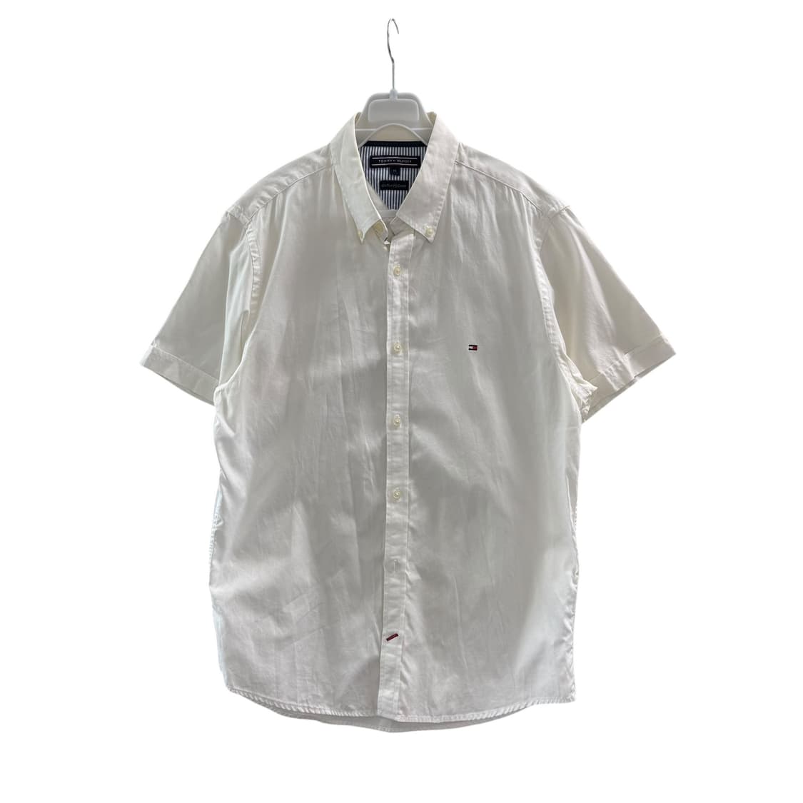 [M] 타미힐피거 화이트 반팔셔츠 상품이미지3