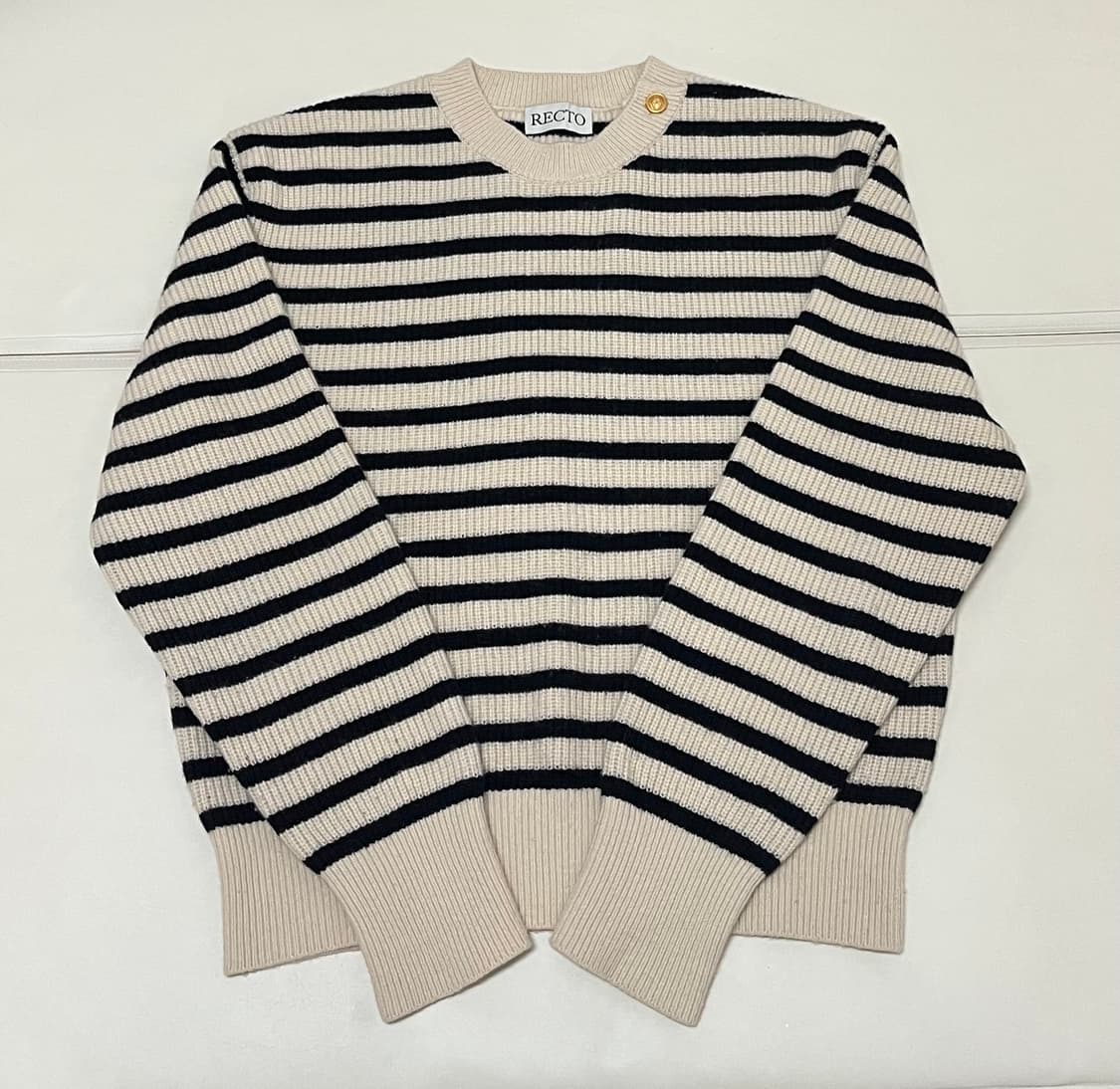 [렉토] 스트라이프 니트 L 상품이미지1