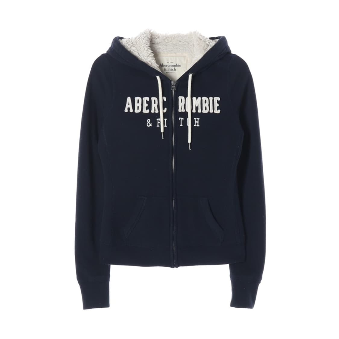 아베크롬비 네이비 양털 후드 집업 S 상품이미지1
