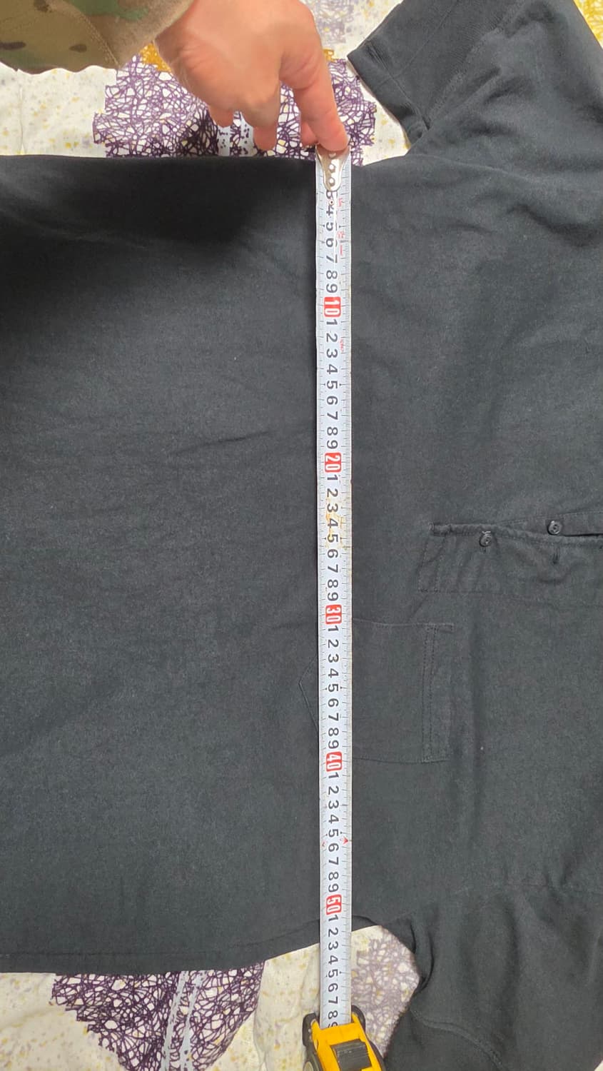 글래드핸드앤코 스탠다드 포켓 반팔 티셔츠 블랙 XL 판매 상품이미지8