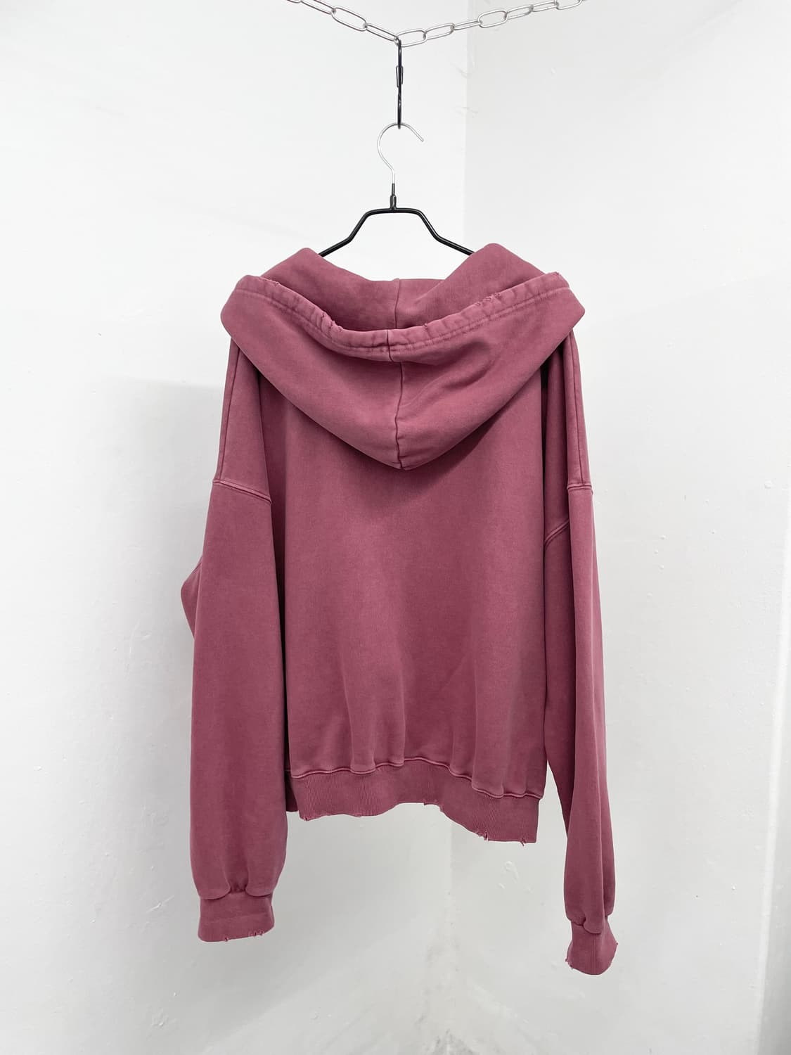 미드나잇무브 플라워 데미지 후드집업 상품이미지8