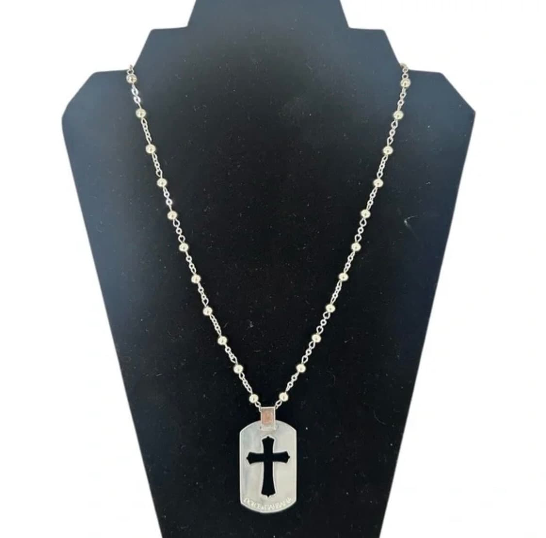 (구해요) 돌체앤가바나 실버 도그태그 목걸이 상품이미지1