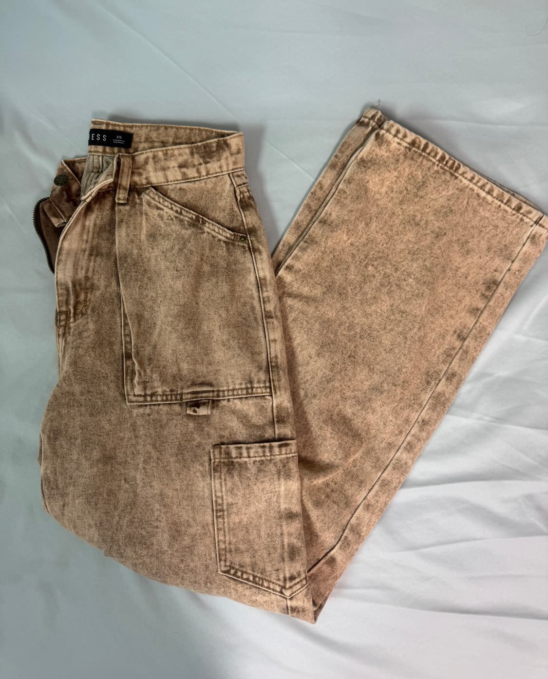 LIONESS miami vice jeans tan wash (xs) 상품이미지3