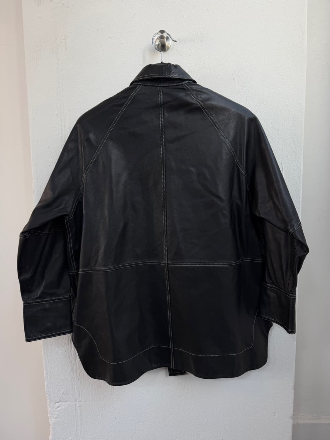 가니 오버사이즈 레더 셔츠  상품이미지5