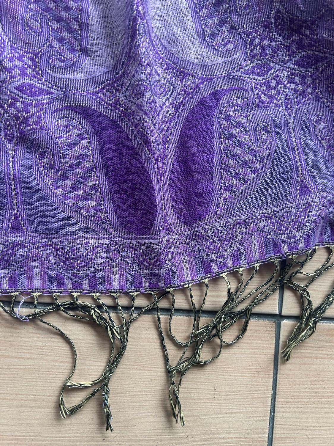 Vintage purple scarf 상품이미지3